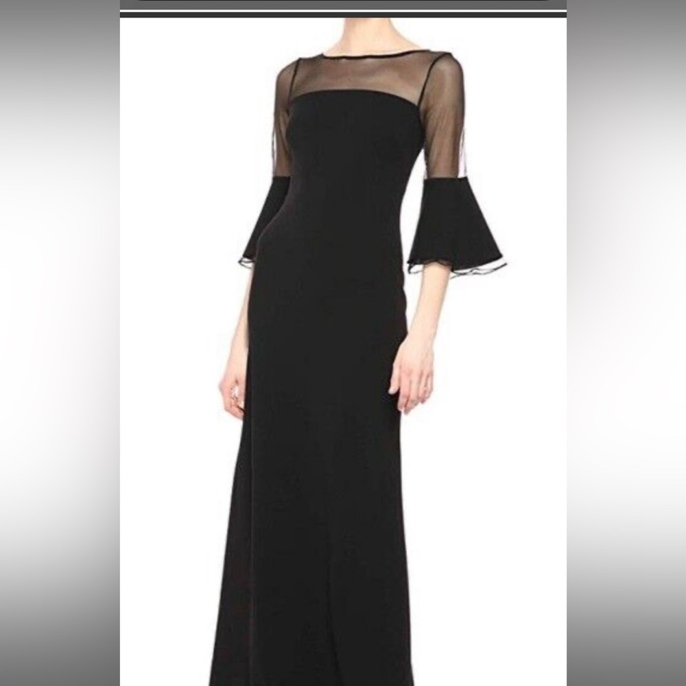 NWT Calvin Klein Black Evening Gown